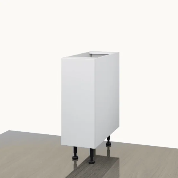 Product render of the Floor 300mm — 1 Door with the doors closed.