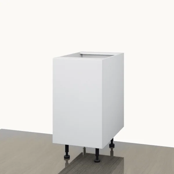 Product render of the Floor 450mm — 1 Door with the doors closed.