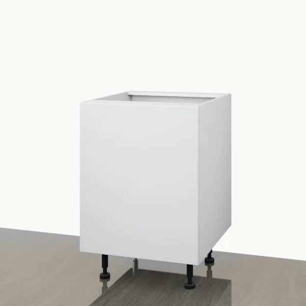 Product render of the Floor 600 mm — 1 Door with the doors closed.