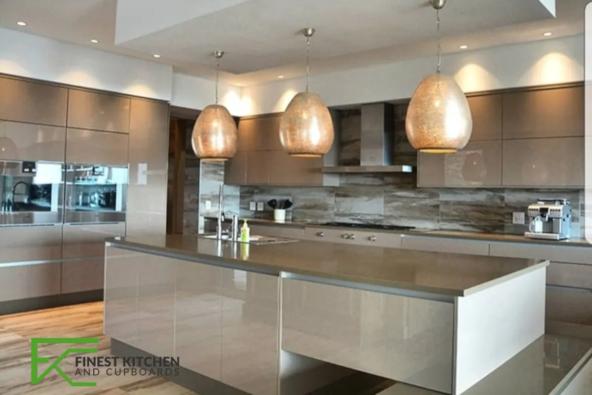 A finished FKC Kitchens kitchen photographed on site after installation.