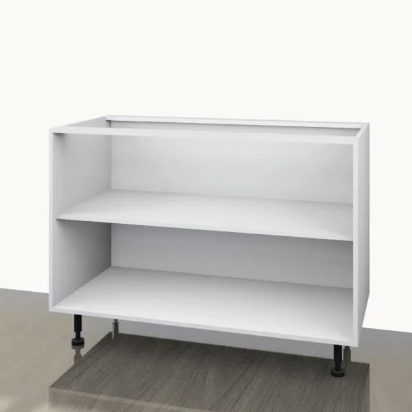 Floor 1200mm — 2 Door — carcass with the door removed.