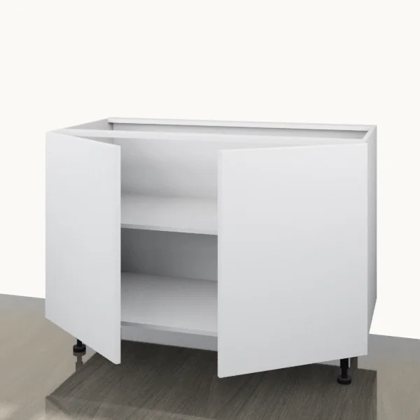 Floor 1200mm — 2 Door — doors open.