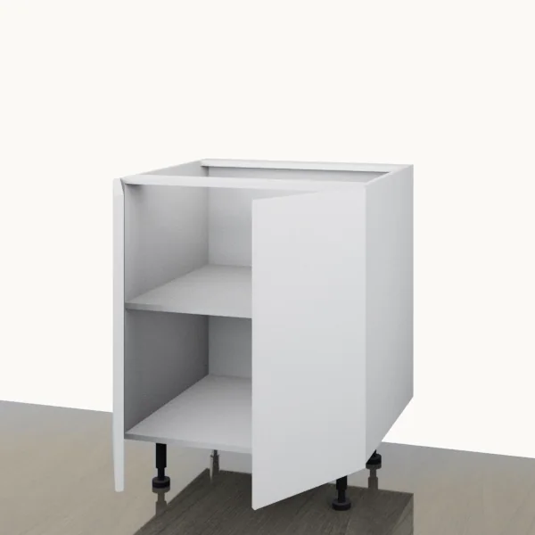 Floor 700mm — 2 Door — doors open.