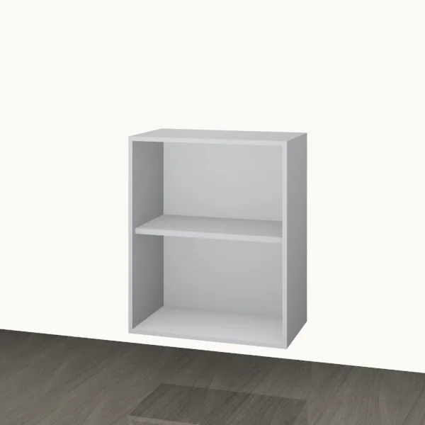 Wall 600mm — 1 Door — carcass with the door removed.