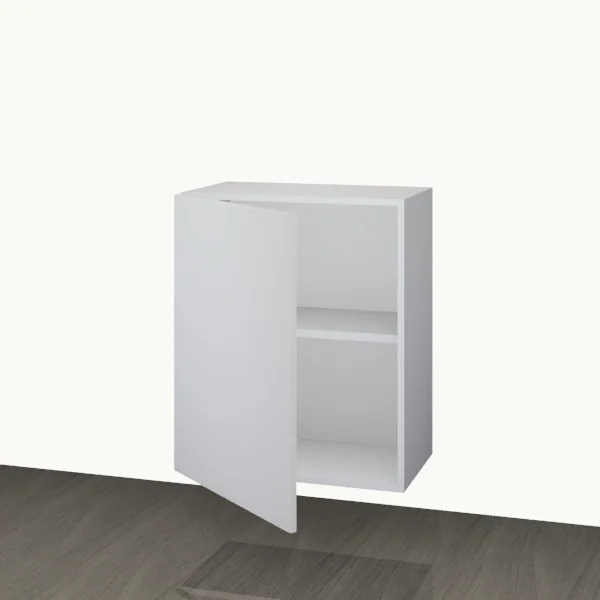 Wall 600mm — 1 Door — doors open.