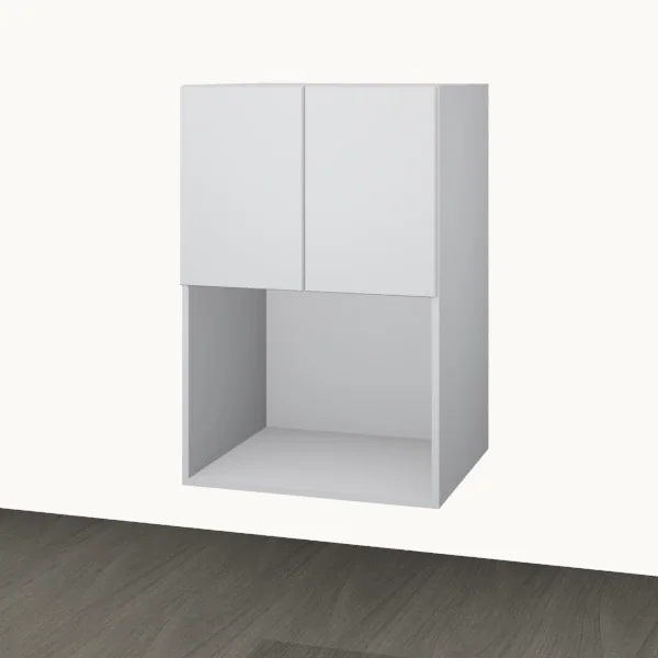 Wall 600mm — 2 Door Micro — doors closed.